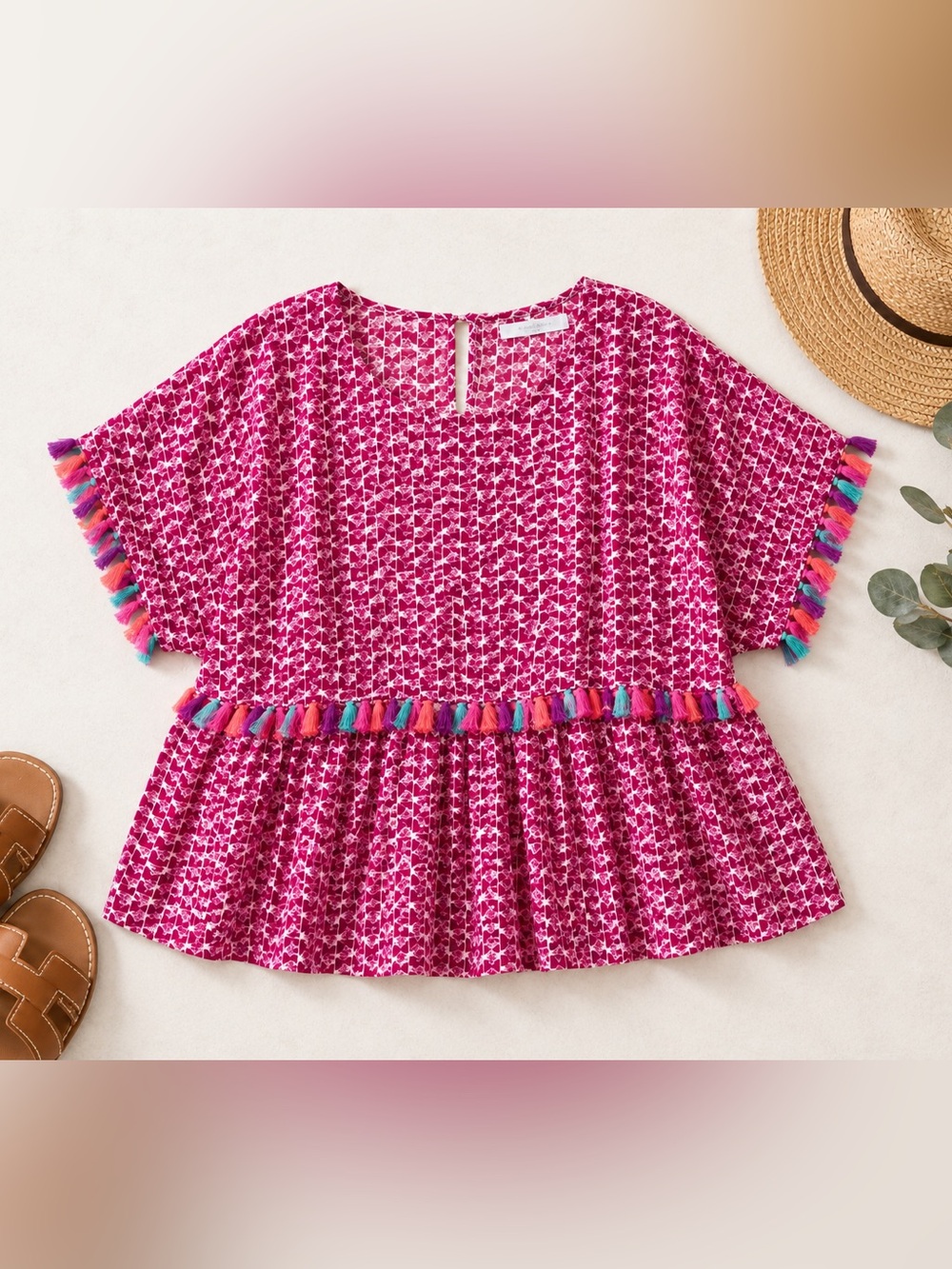 ChicSoul Fun Floaty Lightweight Top. Size‎ 3X